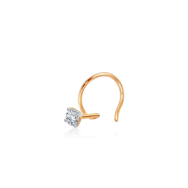 Artistic Diamond Nose Pin