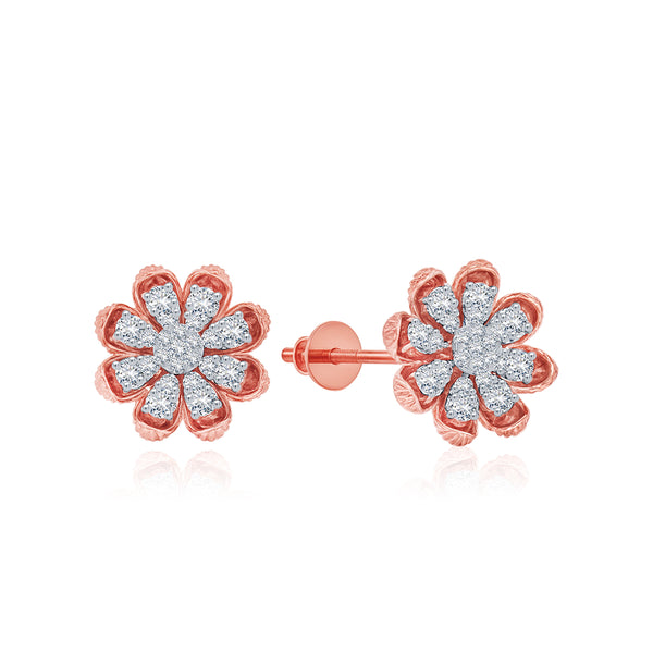 Blossomy Cyclic Diamond Earrings