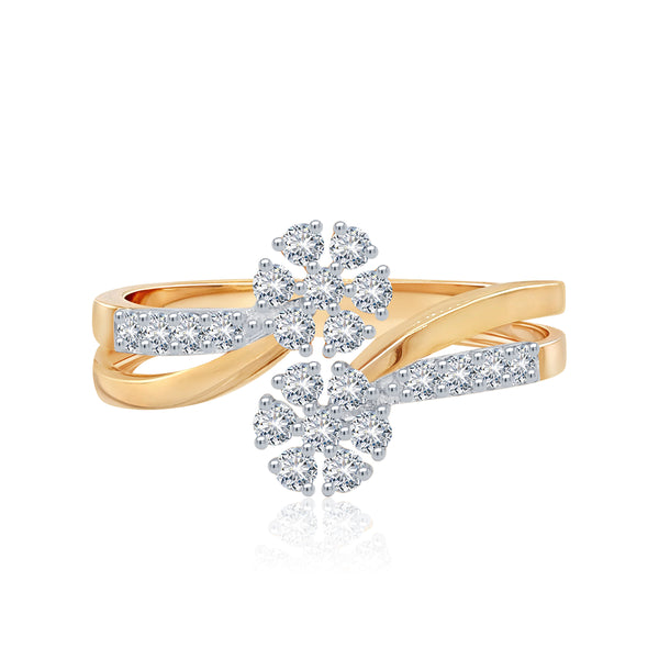 Dazzling Floral Diamond Ring