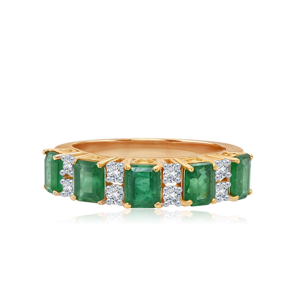 Dazzling Gemstone Band