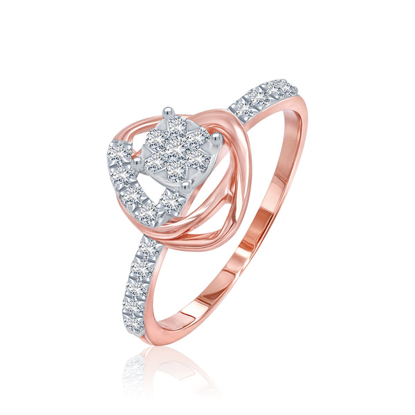 Heart To Heart Diamond Ring