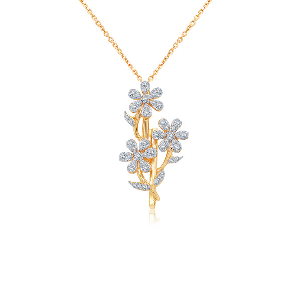 Petal Perfection Diamond Pendant