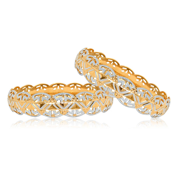 Refined Dubai Gold Bangles