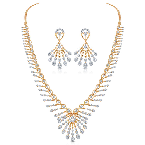 Statement Diamond Necklace Set