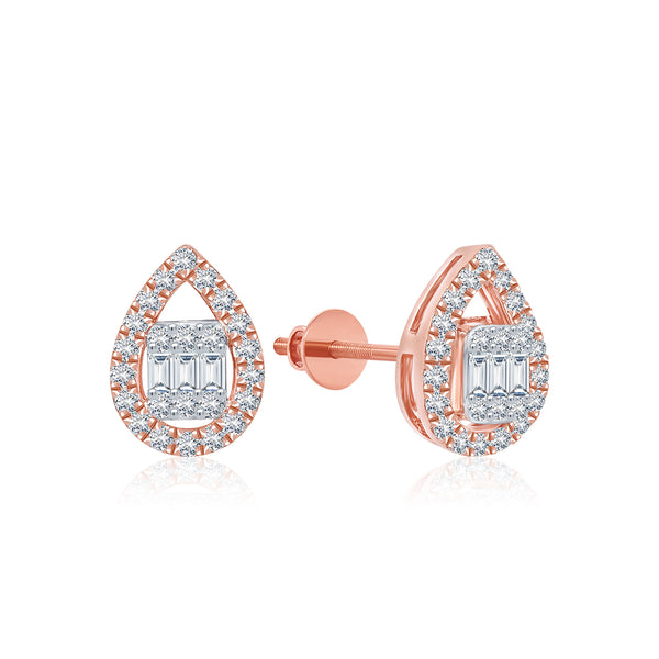 Timeless Diamond Drop Earrings