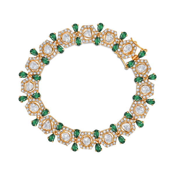 Tradition Reimagined Polki Diamond Bracelet