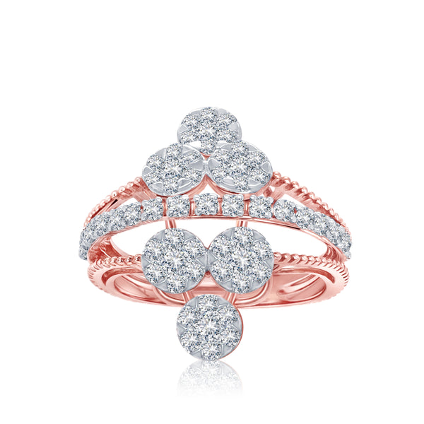 Vibrant Diamond Cocktail Ring