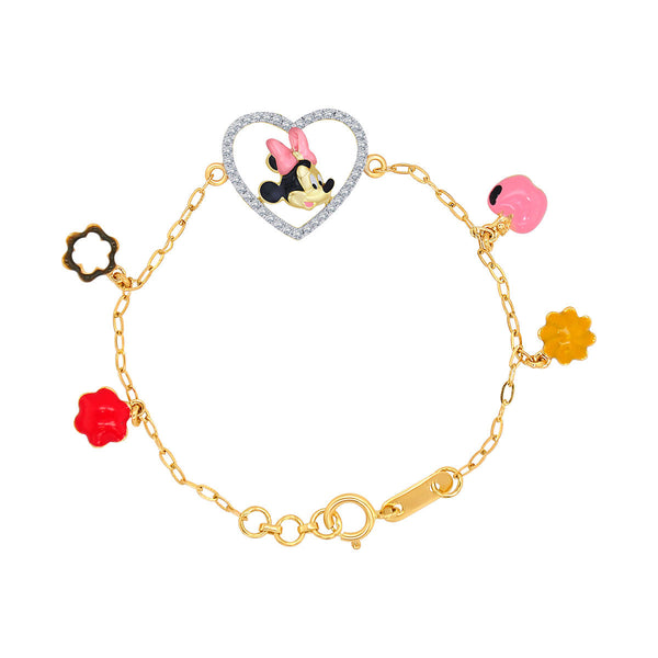 Minnie Mouse Diamond Bracelet