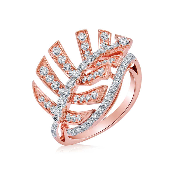 Petal Inspired Diamond Ring